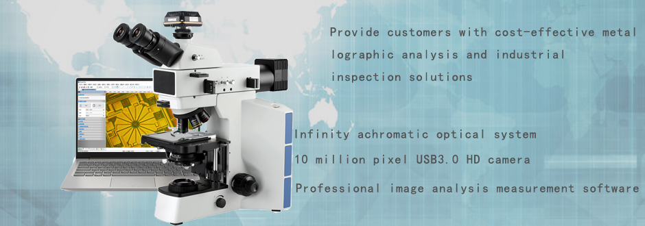 Metallographic analysis microscope