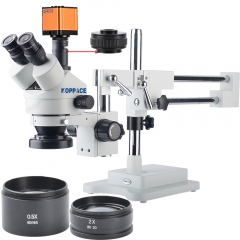 KOPPACE 21MP Full HD 1080P HDMI Electron Industry Digital Microscope Camera Mobile Phone Repair 3.5X-90X Stereoscopic Microscope
