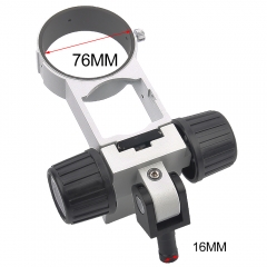 KOPPACE Stereo Microscope Focus Bracket Diameter 76mm Frame Microscope Focusing Rack 16mm Interface Centre Distance 155mm