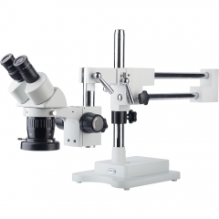 KOPPACE 20X/40X Binocular Stereo Microscope Dual Arm Bracket 144 LED Ring Light Mobile Phone Repair Microscope