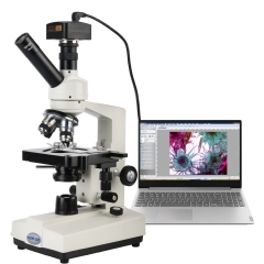 KOPPACE 40X-1600X 5 Million Pixels USB2.0 Camera Biological Microscope Can Take Pictures Videos Microscope