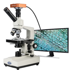 KOPPACE 40X-1600X HDMI High Definition Monocular Biological Microscope can take Pictures Videos and Biological Electron Microscope