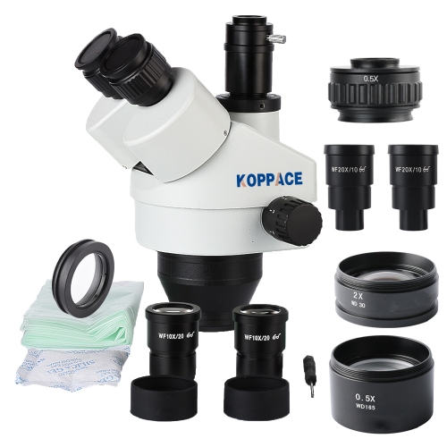 KOPPACE 3.5X-90X Stereoscopic Measuring Microscope 2MP Full HD 1080P 60FPS HDMI Electron Industry Digital Microscope 