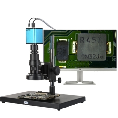 KOPPACE 25X-180X Auto Focus Microscope  HDMI HD Industrial Microscope can take Pictures and Videos Autofocus Microscope Camera