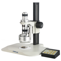KOPPACE 23X-153X 3D Industrial Microscope Lens 360 Degrees Automatic Rotation Lens 30mm Working Distance With Bracket
