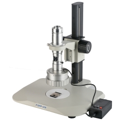 KOPPACE 23X-153X 3D Industrial Microscope Lens 360 Degrees Manual Rotation Lens Working Distance 30mm With Bracket