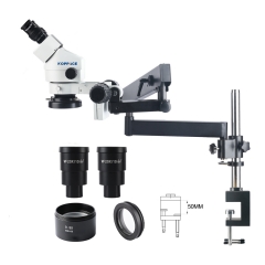 KOPPACE 3.5X-90X Binocular Stereo Industrial Microscope Eyepiece WF10X/20 WF20X/10 Rocker Bracket Mobile Phone Repair Microscope