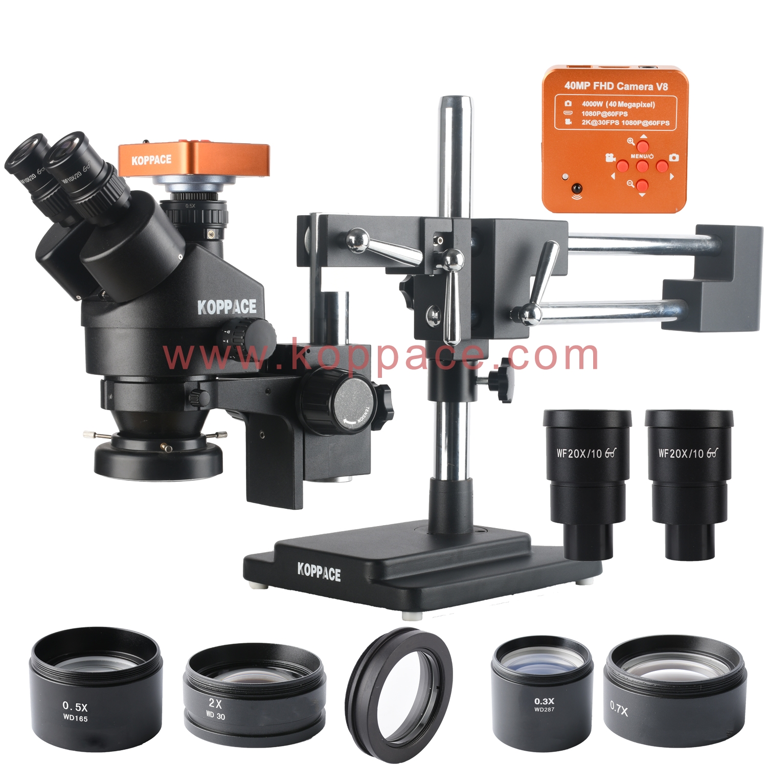 KOPPACE 18 Million Pixels Industrial Microscope Camera Support Image and Video 