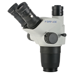 KOPPACE 6.7X-45X Trinocular Stereo Microscope Lens  0.5X Trinocular Camera Interface With the Magnification Locking Function