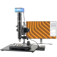 KOPPACE 240X-1500X 2 Million Pixel Coaxial Photoelectron Microscope Can Take Photos and Video Measurements 10X Infinitely Far Flat Field Achromatic Objective