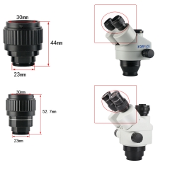KOPPACE 2 Pcs Stereo Microscope Eyepiece Tube Suitable For 30mm Microscope Eyepieces Mounting Interface 23mm