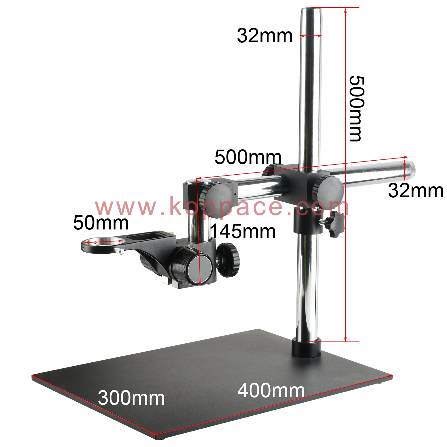 KOPPACE Large Platform CrossArm Microscope Bracket 400*300mm Base
