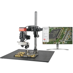 KOPPACE 2D/3D Electron Microscope 360°Rotation 4K HD Imaging 23X-169X large Travel Cross arm Bracket