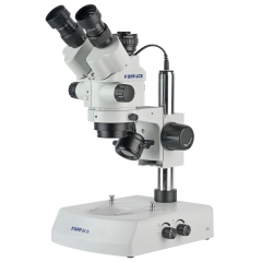 KOPPACE 3.5X-90X Stereo Microscope Trinocular Interface 0.5X Up and Down LED Light Source