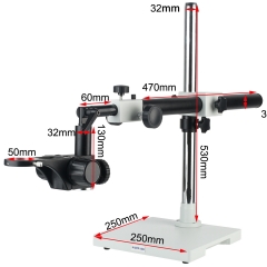 KOPPACE Microscope Universal Bracket Ultra-Long Working Distance 50mm Lens Focusing Bracket Angle Adjustable