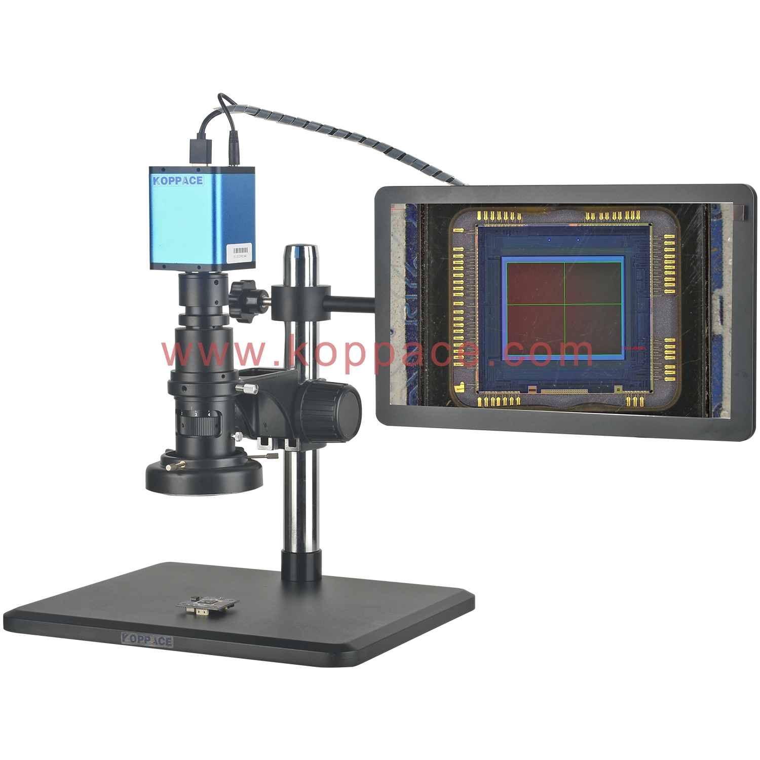 KOPPACE 14X-104X Auto Focus Electron Microscope HDMI HD 2MP Industrial ...